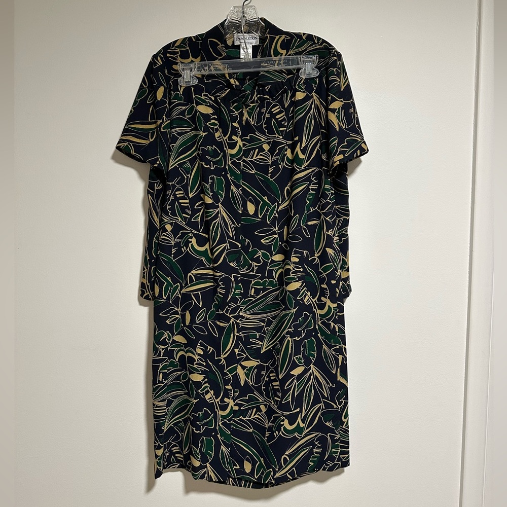 Pendleton skirt and button up set